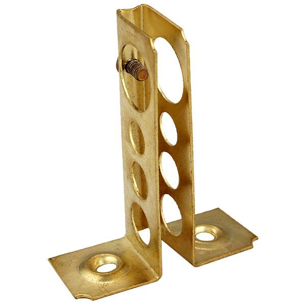 SOPORTE CHAPA BRONCEADO 1/2" LARGO