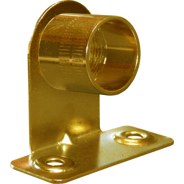 SOPORTE HIERRO BRONCEADO "C/CODO"  5/8"