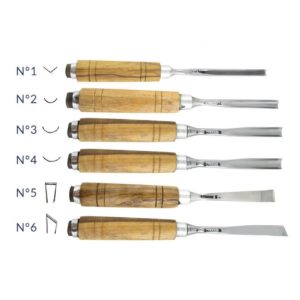 GUBIA GOLPEO GRANDE EN "U" 11mm ART.2400-2